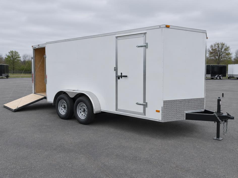 7×14 Enclosed Cargo trailer